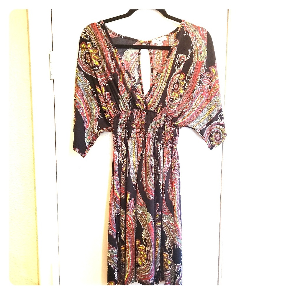 5th &Love L Patterned Dress